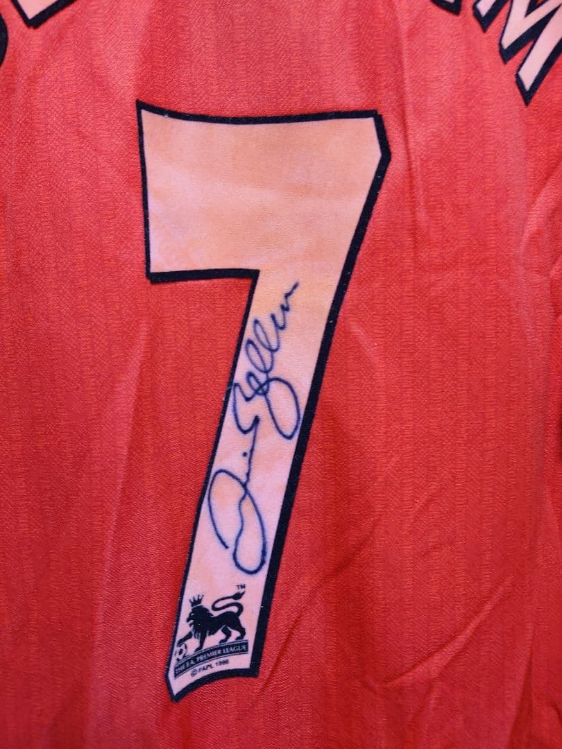 UMBRO　96〜98 マンチェスターユナイテッド　ベッカム　サイン入