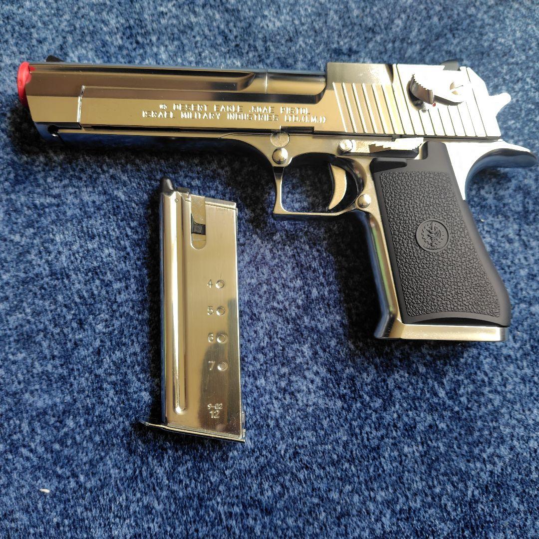 美品　東京マルイ DESERT EAGLE .50AE クロームステンレス