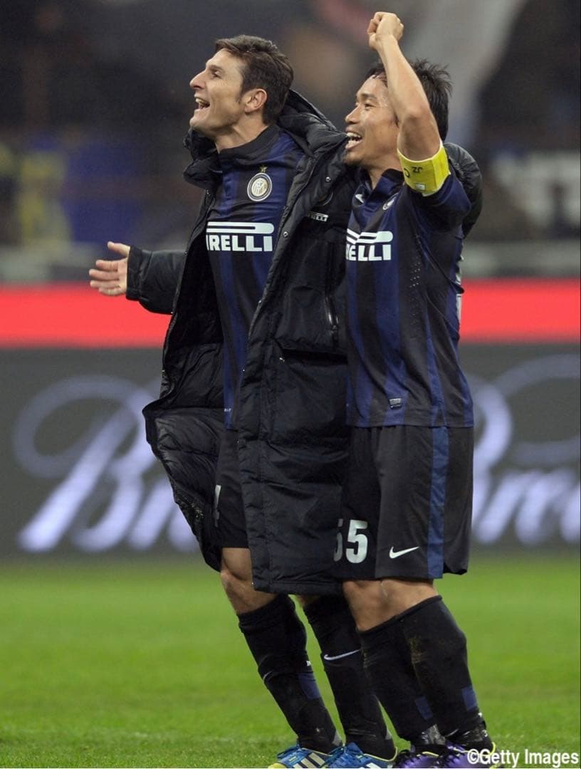 インテル 13/14 サネッティ #4　ユニフォーム　選手支給品　引退記念