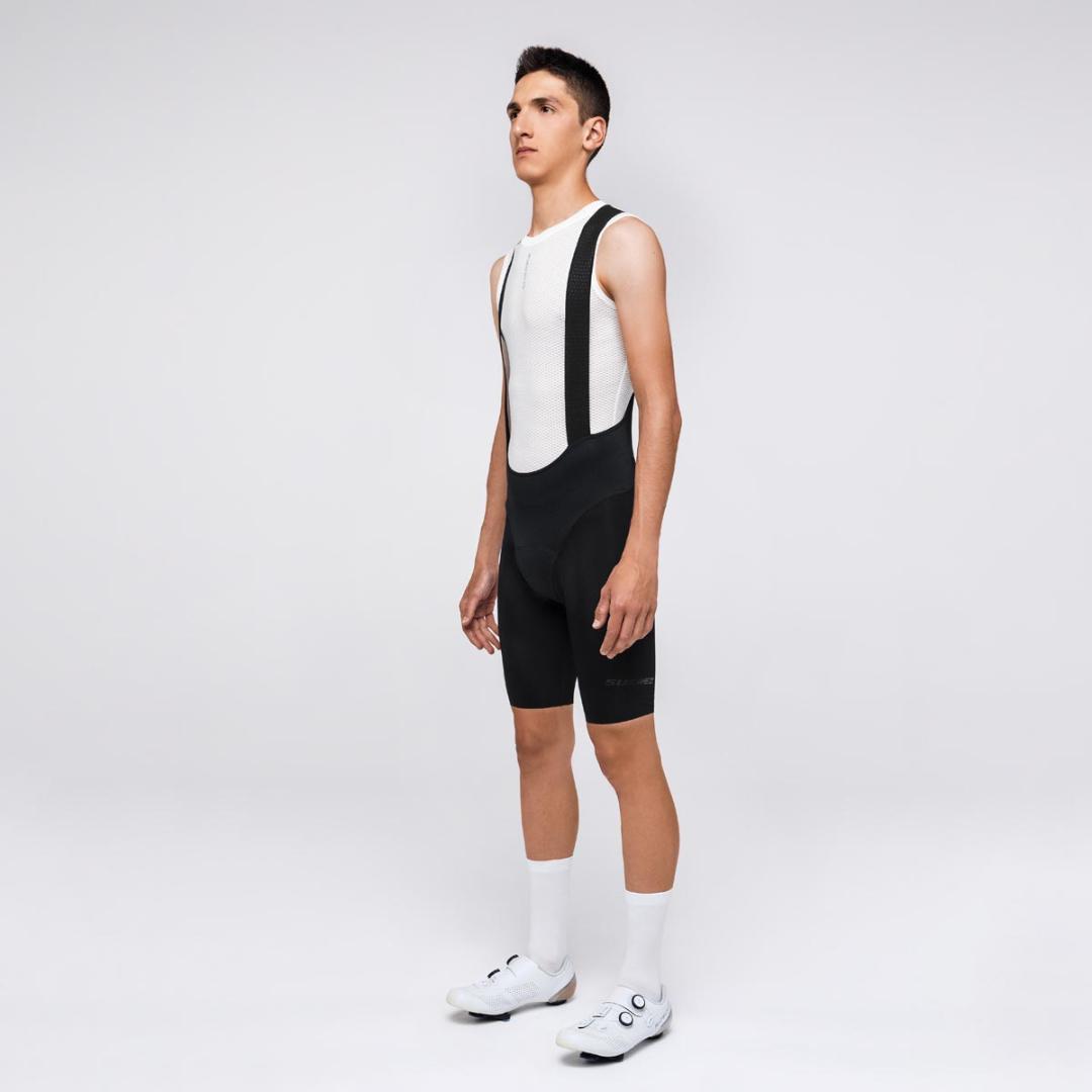 新品ビブショーツ　SUAREZ　Unique　ブラック（M）