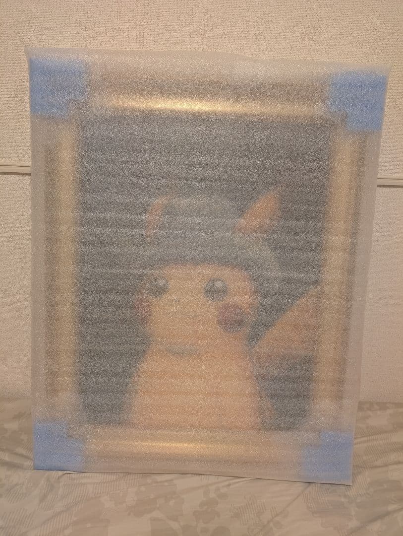 ゴッホピカチュウキャンバスアート金枠 Mサイズ 65×50cm