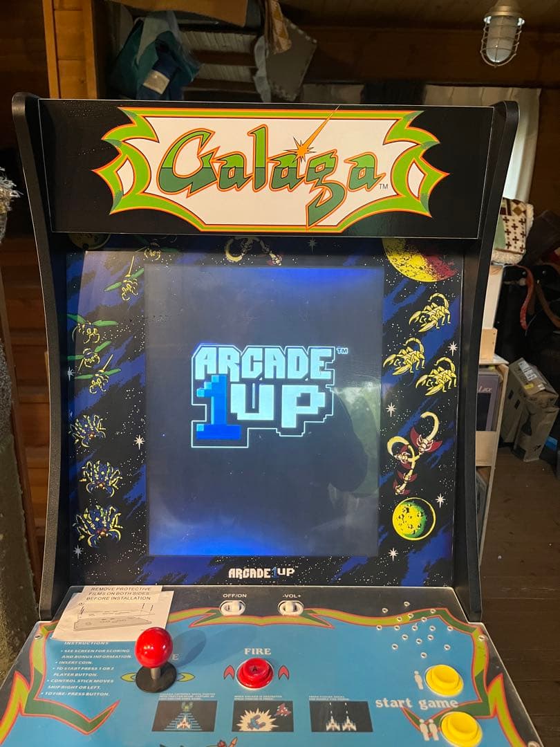 たっつープロフ確認  Arcade1Up ギャラガ・ギャラクシアン