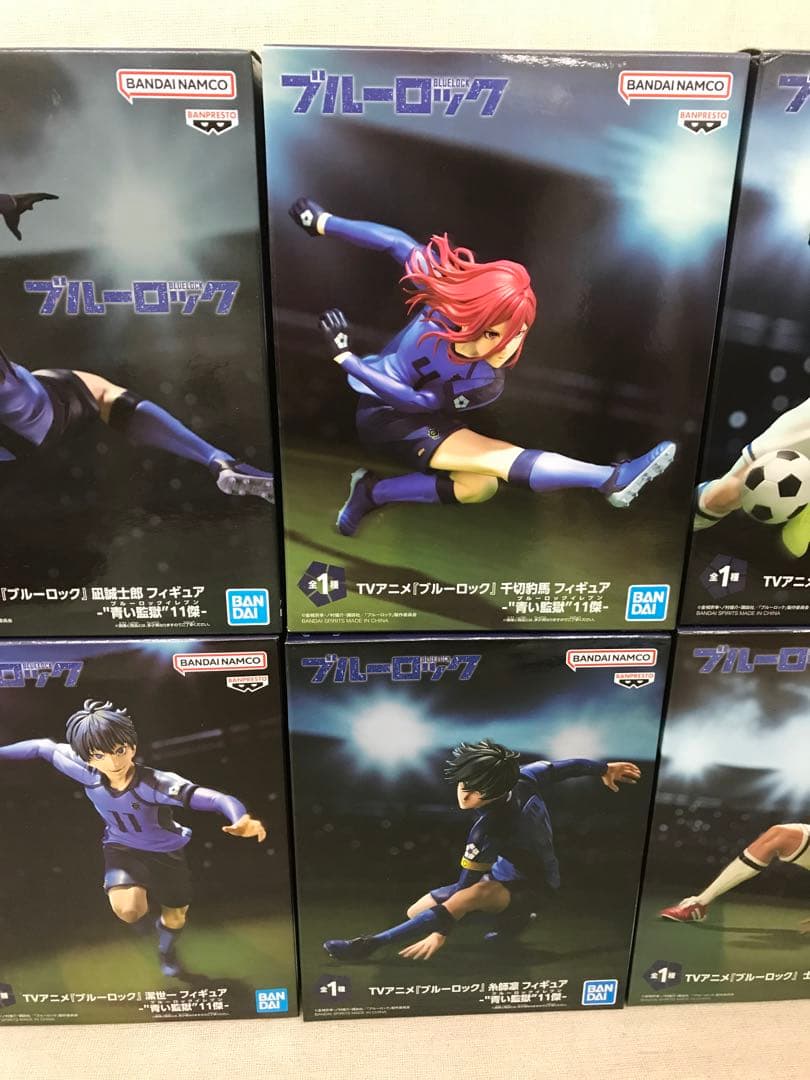 未開封品　TVアニメ『ブルーロック』 フィギュア6点セット