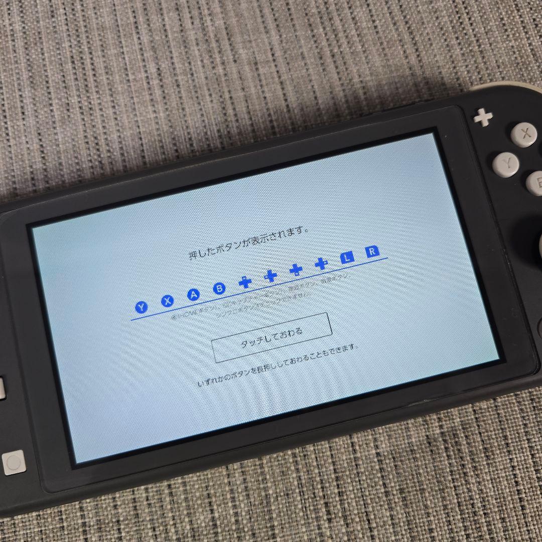 通電動作確認済み　Nintendo Switch Lite グレー 本体