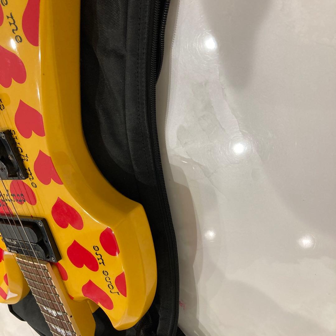 Burny MG-145S HY hide Model 】イエローハートギター