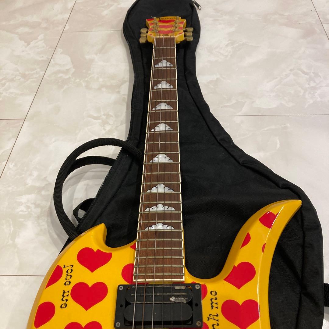 Burny MG-145S HY hide Model 】イエローハートギター