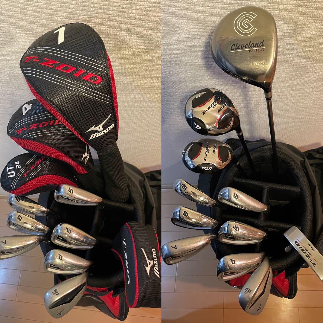 【11本】ミズノ T-ZOID RV-02ゴルフセットクリーブランド1W (Ｓ)