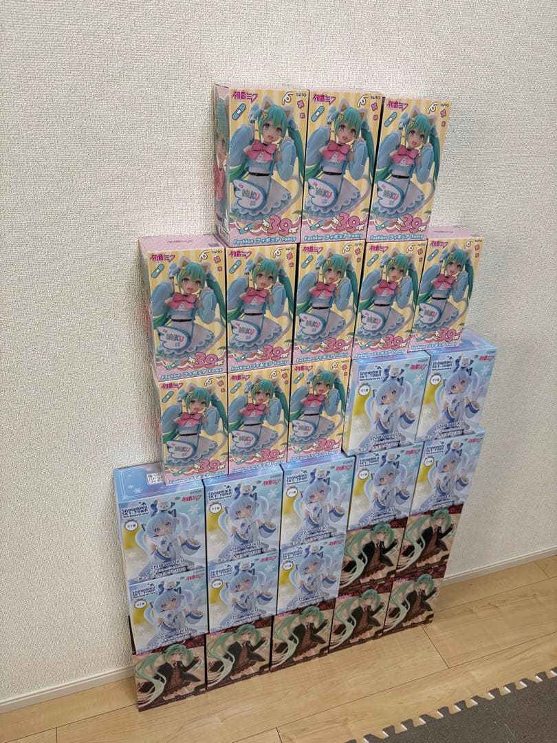 初音ミク プライズフィギュア　28個セット　まとめ