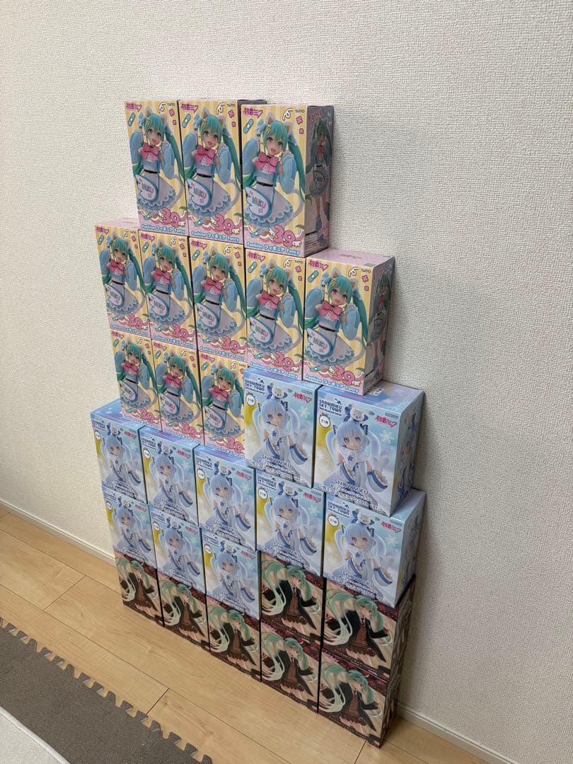 初音ミク プライズフィギュア　28個セット　まとめ