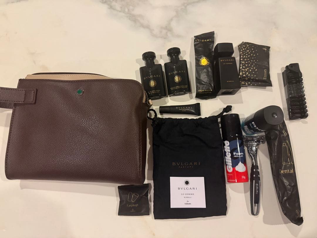 エミレーツ航空ファーストクラス ブルガリ アメニティ⭐︎新品未使用