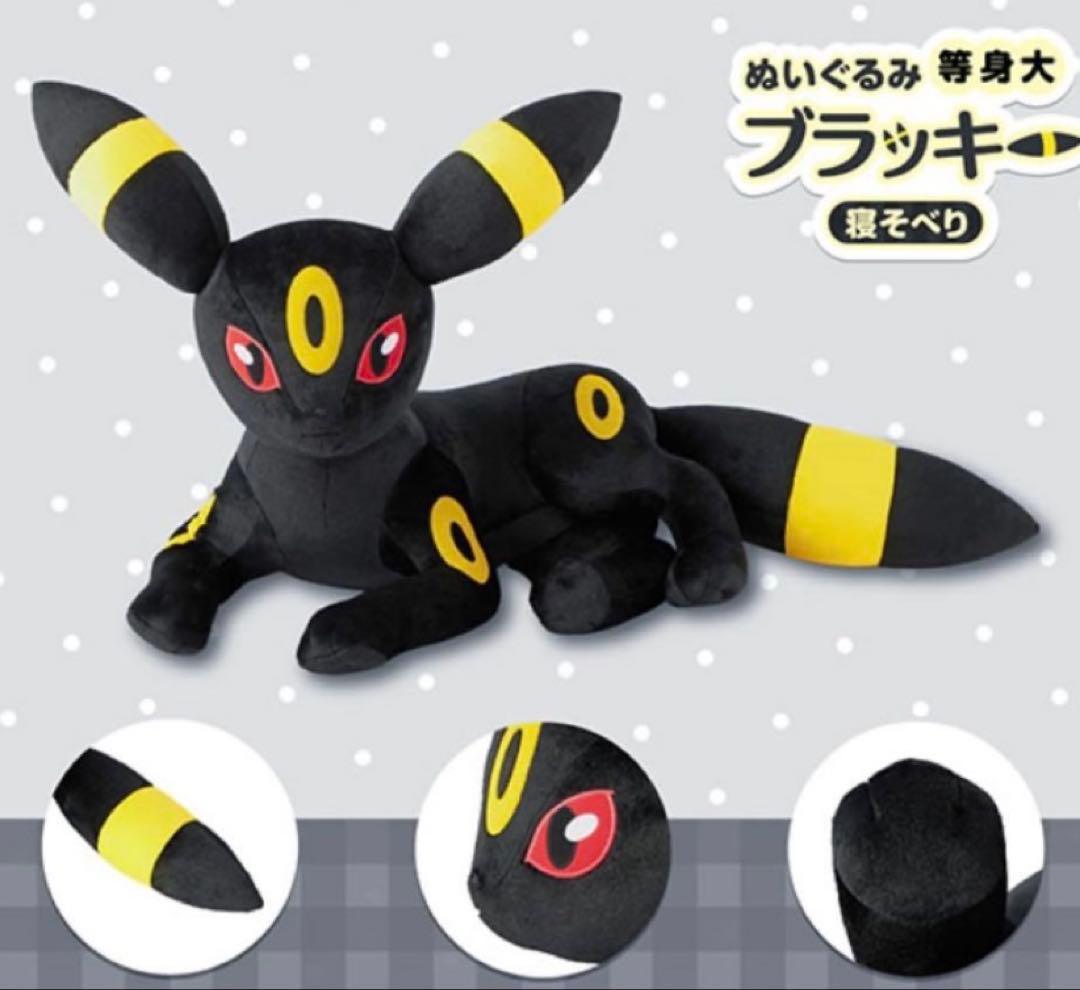 ポケモンセンター　ブラッキー　等身大　ぬいぐるみ