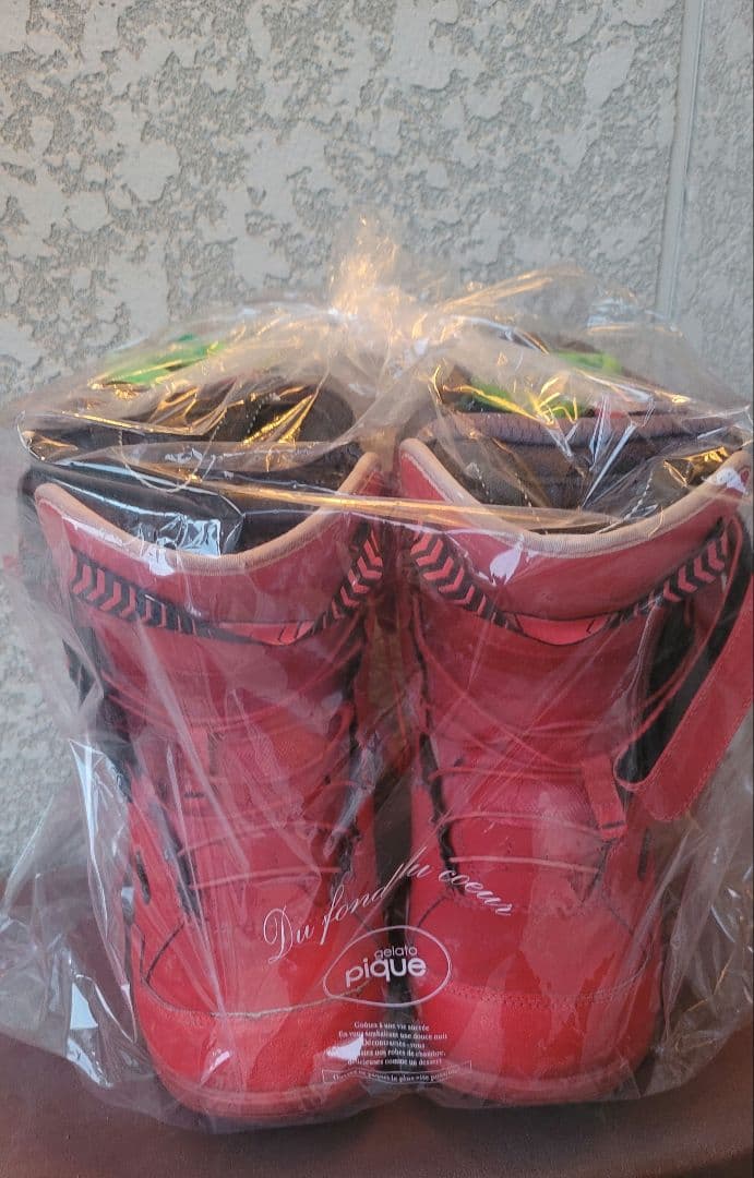 DEELUXEスノボ用ブーツ 赤