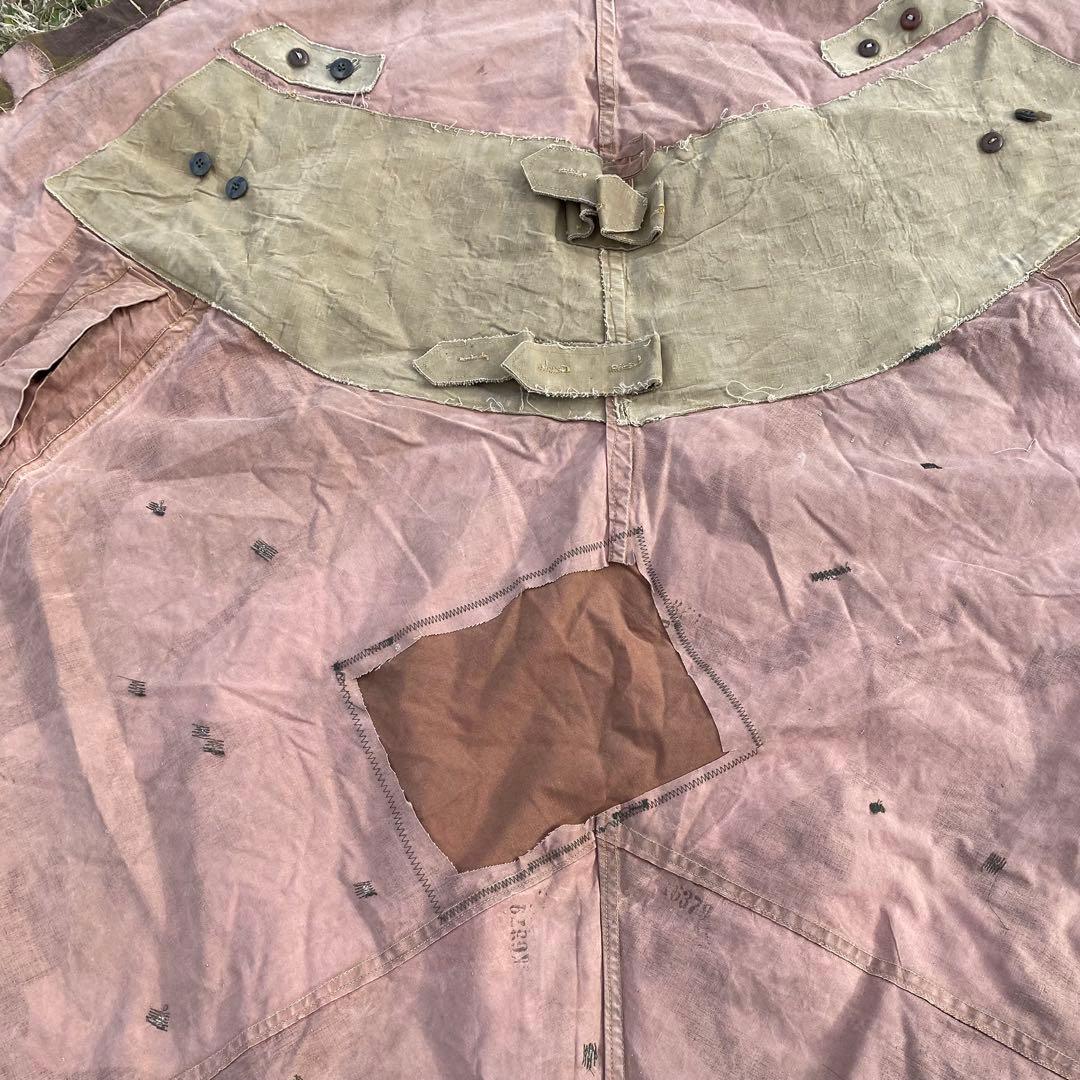 【超レア】ハンガリー軍幕　初期型　扇型　１枚①　迷彩　ハリケーンカモ　ミリタリー