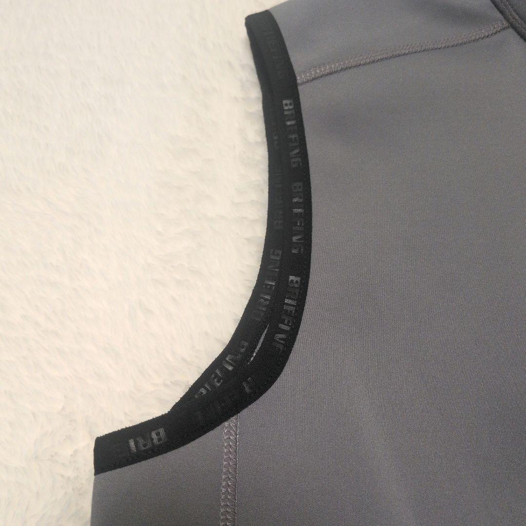 BRIEFING ベスト 3Dロゴ ストレッチ素材 ブリーフィング 男女兼用 S