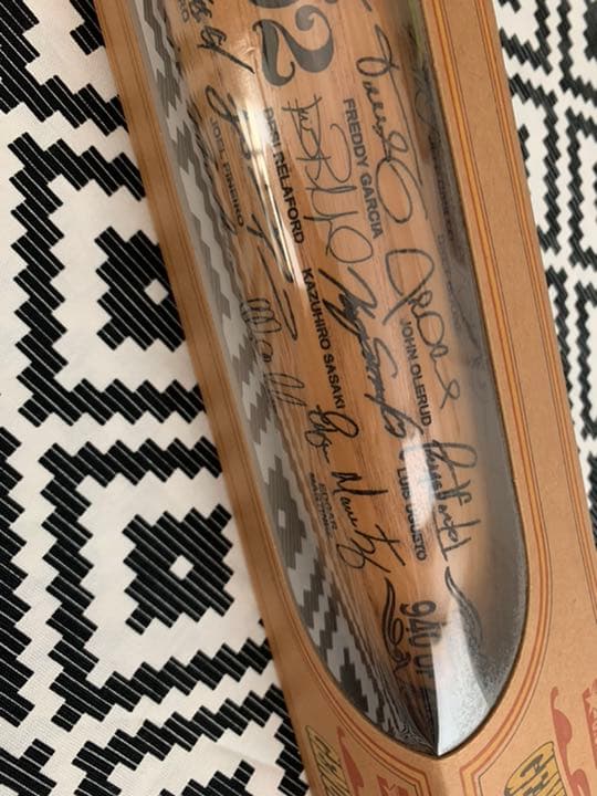 新品未使用未開封/シアトルマリナーズ記念バット/イチロー/佐々木/野球/サイン
