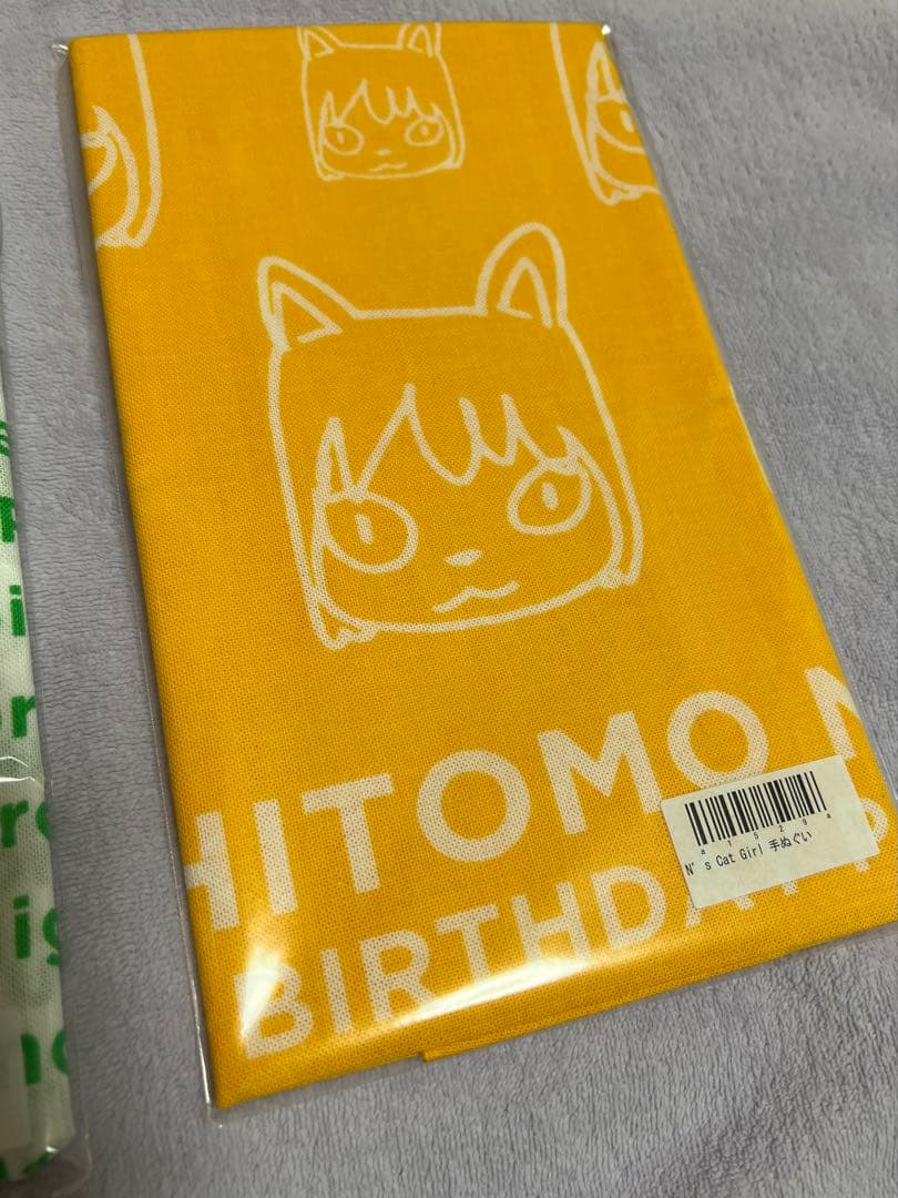 奈良美智のライブ誕生日会の手ぬぐい2019年製