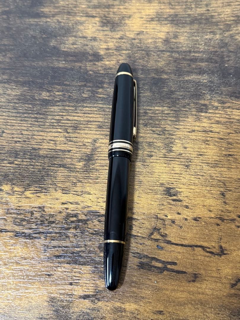 未使用に近い　146 ル グラン　14K 全金　2段エボナイトペン芯　万年筆　F
