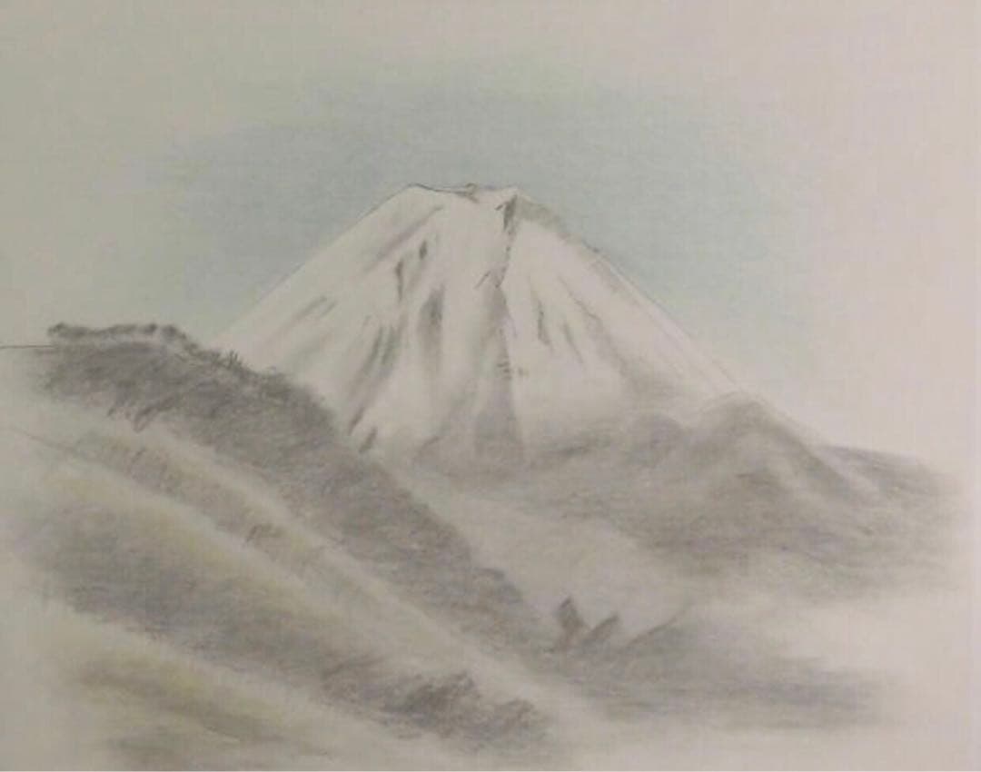 奥村土牛 リトグラフ 富士 限定150部 タトウ箱付 印サイン 額付 送込即決