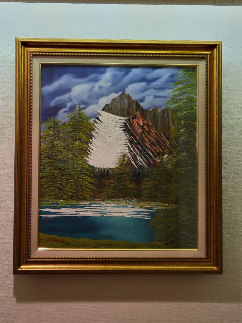 絵画 Lone Mountain