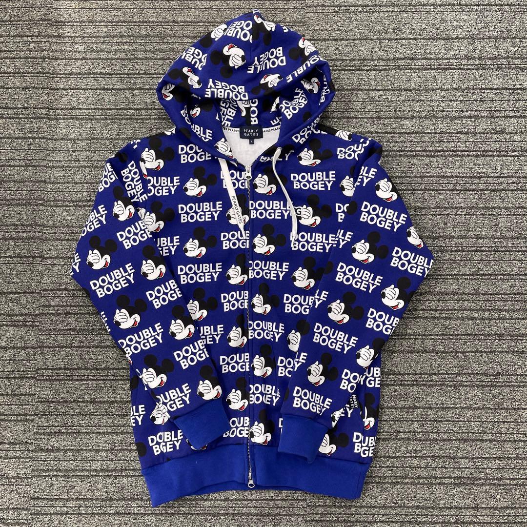 パーリーゲイツ  ミッキーマウス　上下セット　ネイビー