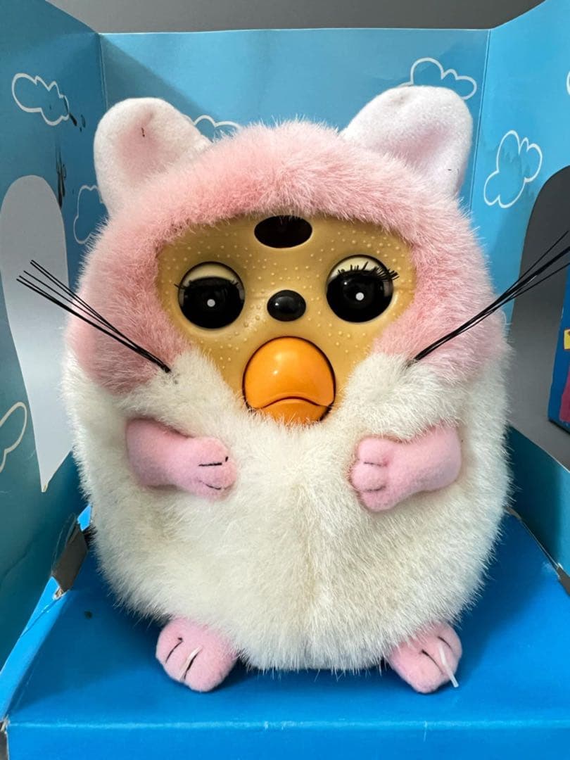 トンクリ ピンク/ホワイト ふわふわ