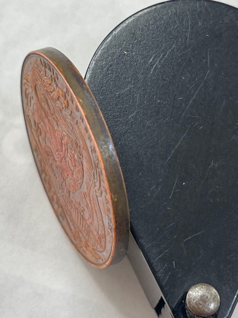 1842年 ヴィクトリア女王 銅貨美品