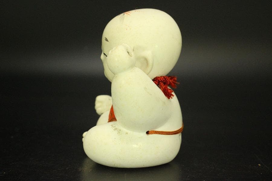 かわいい 郷土人形 太鼓持ち童人形 共箱(ZE434)