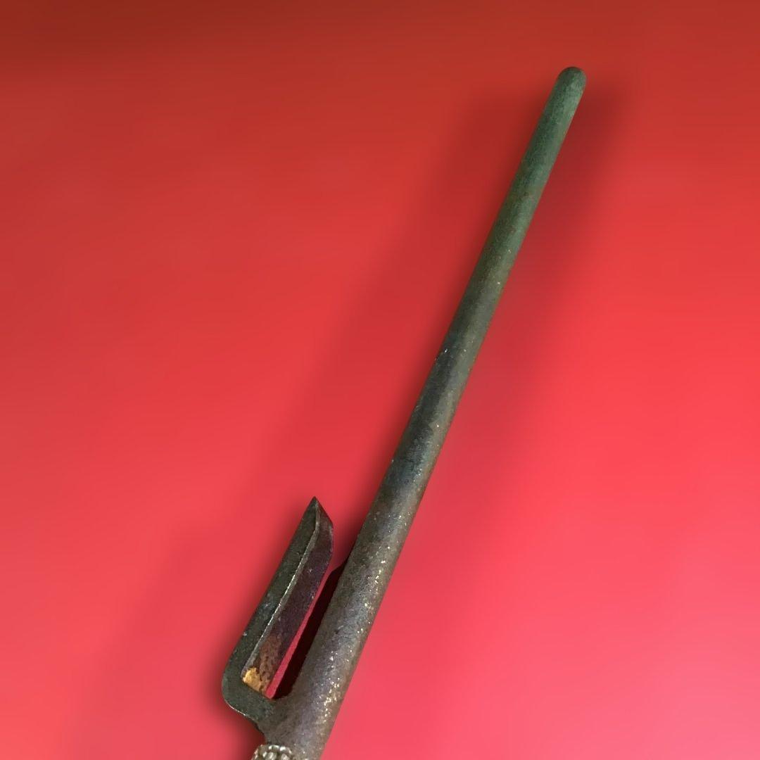 時代物　十手　大粒鮫皮　柄