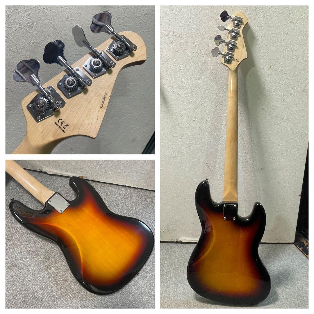 【14-16日発送不可】Legend ジャズベース レフティー サンバースト