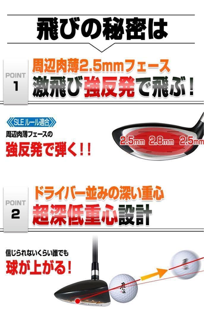 【新品激安2本セット】USTマミヤ仕様 ワークスゴルフ マキシマックス強反発FW