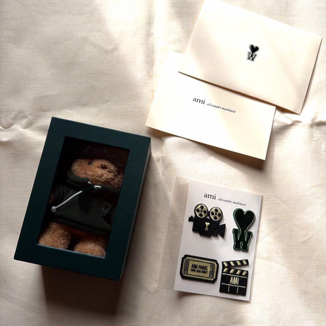 チェウシク CHOI WOOSHIK AMI コラボ テディベア ワッペン付