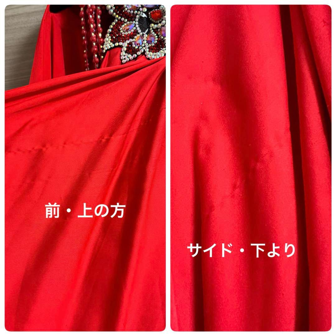 製 高級ベリーダンス衣装 赤