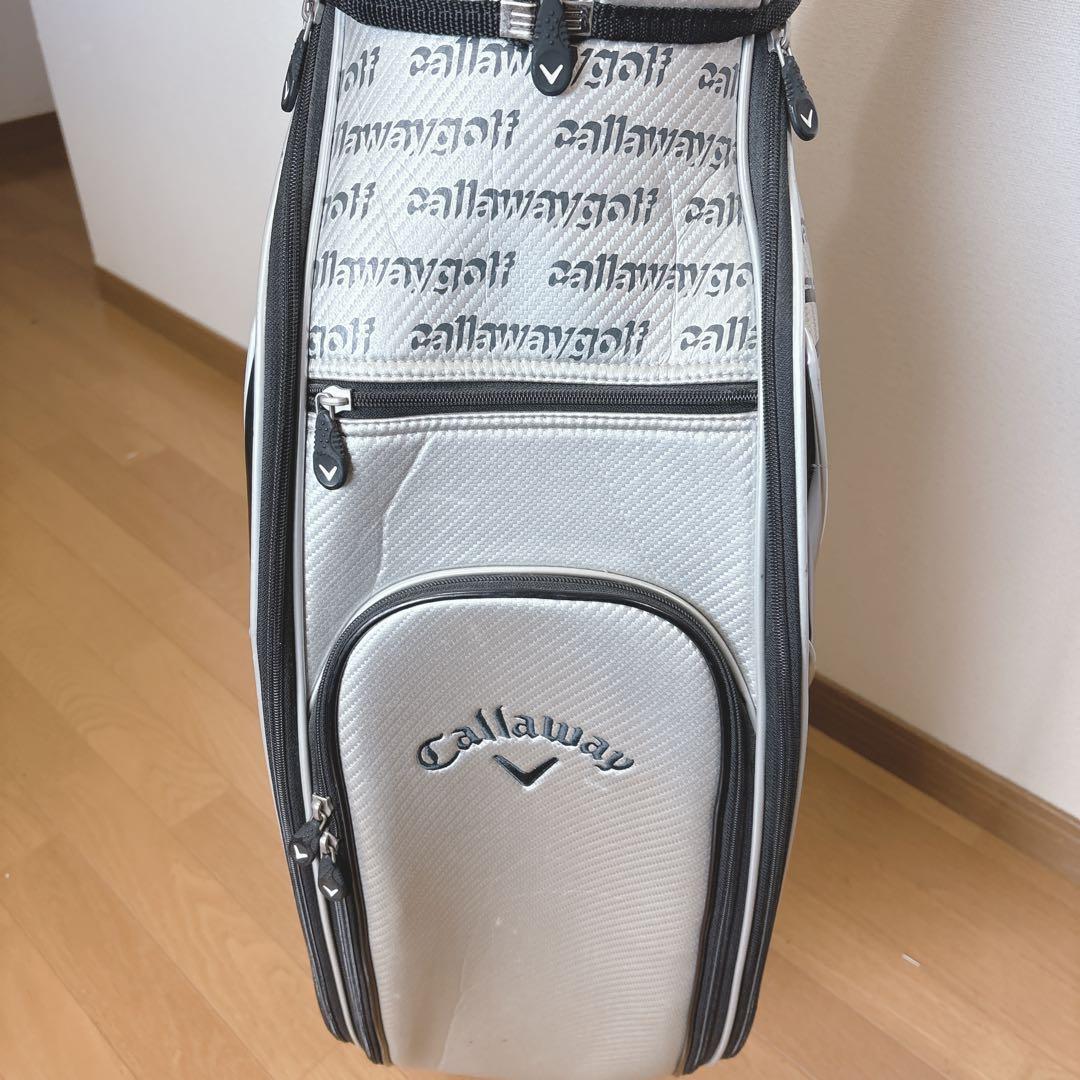 K415 美品！Callaway キャディバッグ シルバー