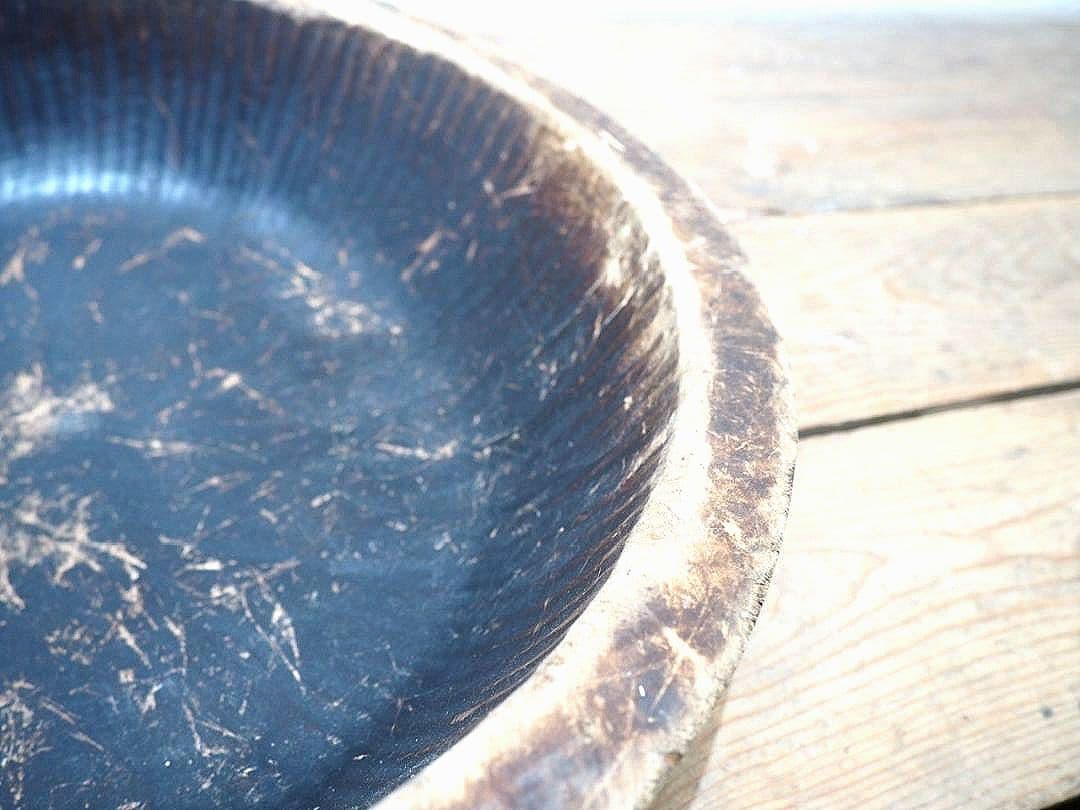 1320 W50cm レトロなこね鉢　捏ね鉢　蕎麦打ち　うどん　古道具　木皿