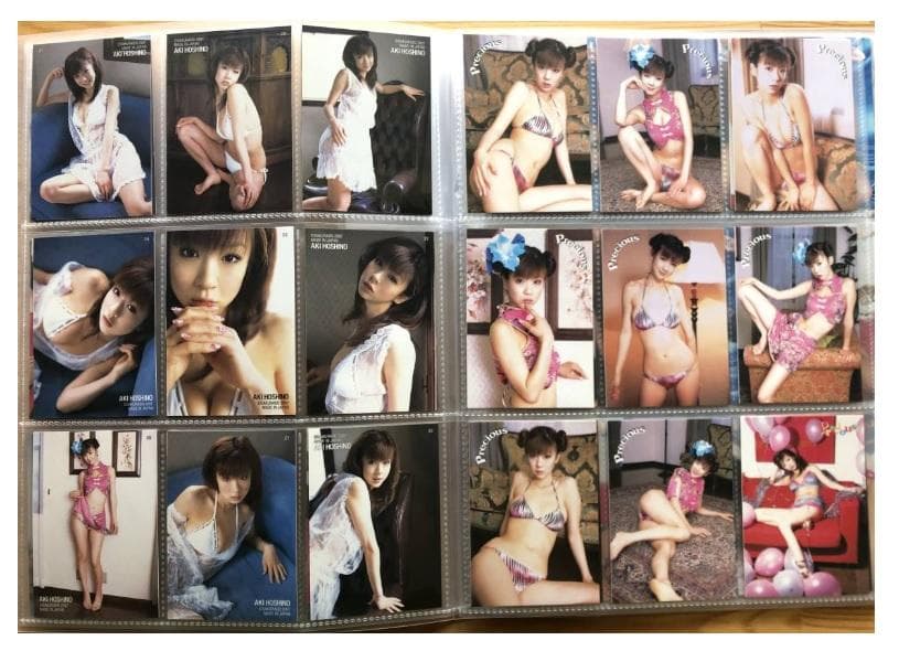 希少レア…ほしのあき…さくら堂HIT'ｓBOMB86種類…クリアファイル付トレカ