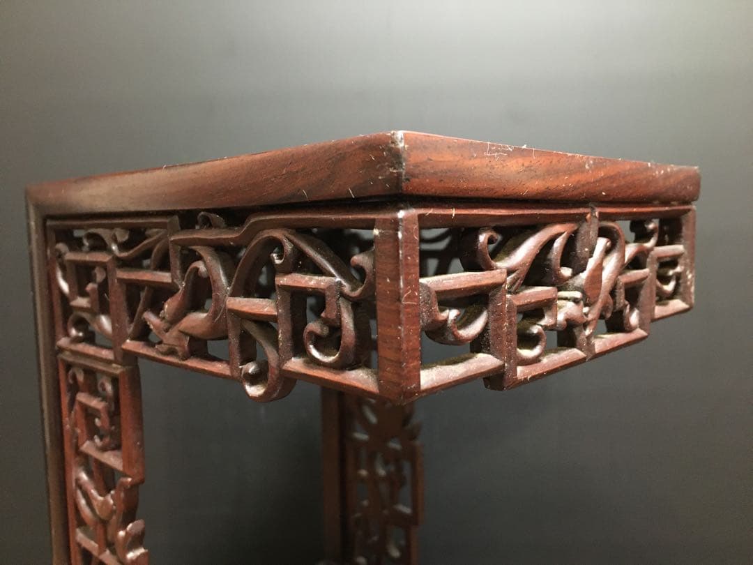 骨董　時代物　花台飾台