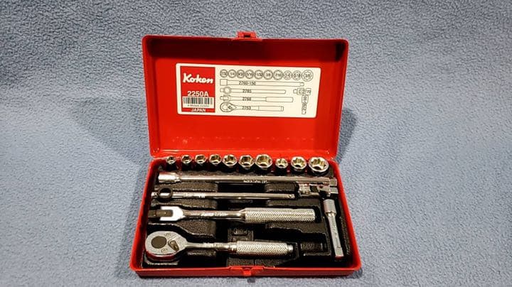 ⚫︎コーケン 2250A 1/4\"(6.35mm) ソケットセット