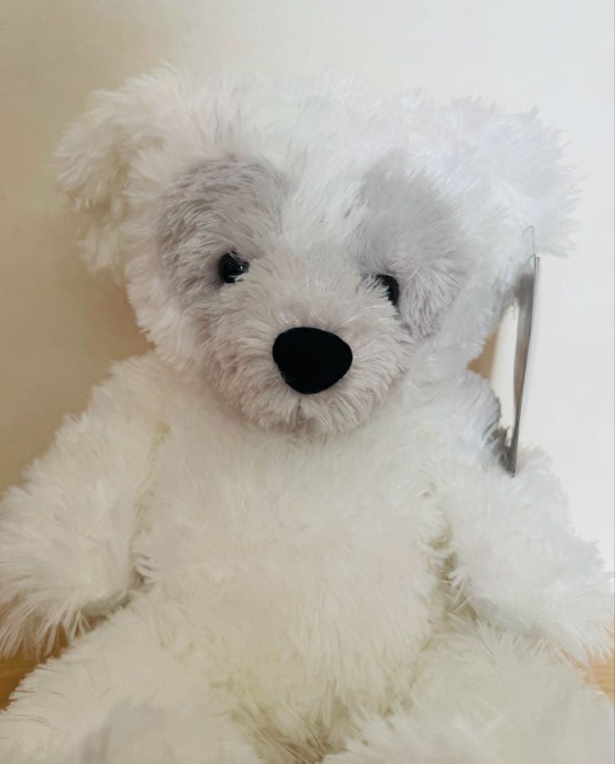 【レア】ディズニーベア 長毛 ホワイト　ダッフィー