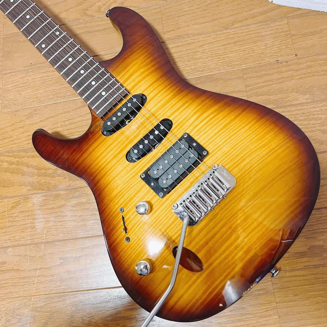 希少　Ibanez SA160 FML　エレキギター　レフティ　アーム付　左利き
