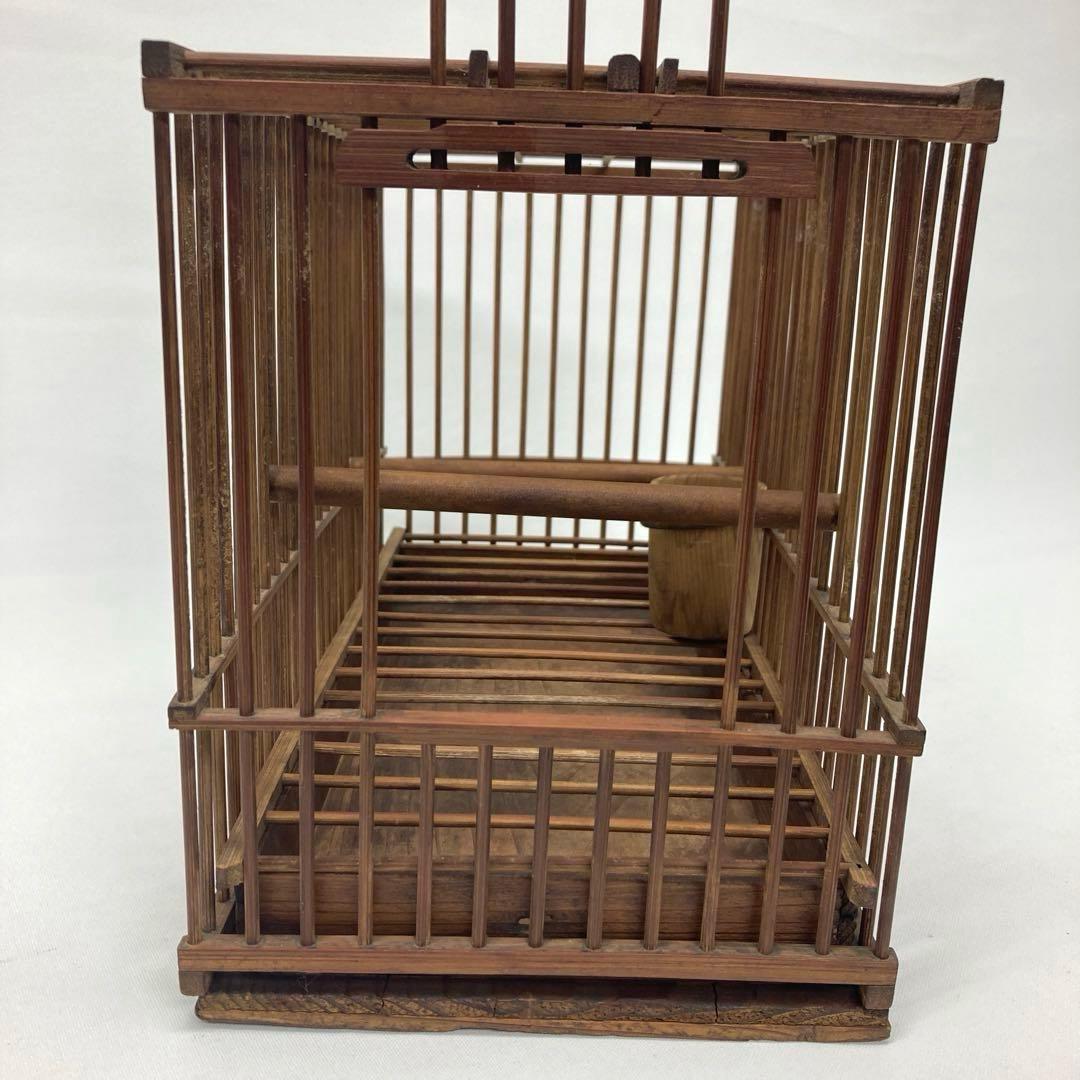 鳥籠 鳥かご レトロ竹細工