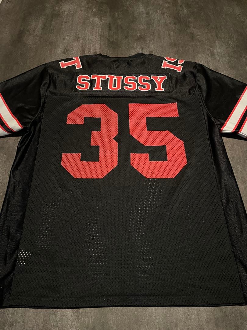 STUSSY アメリカンフットボールユニフォーム XL ブラック 35
