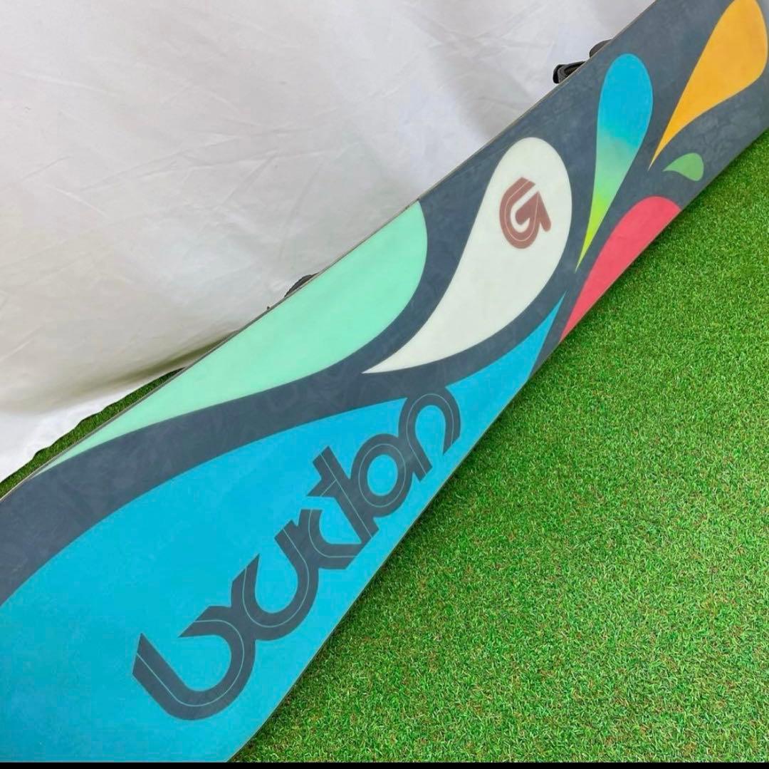 Burton スノーボード カラフルデザイン。ボードのみ