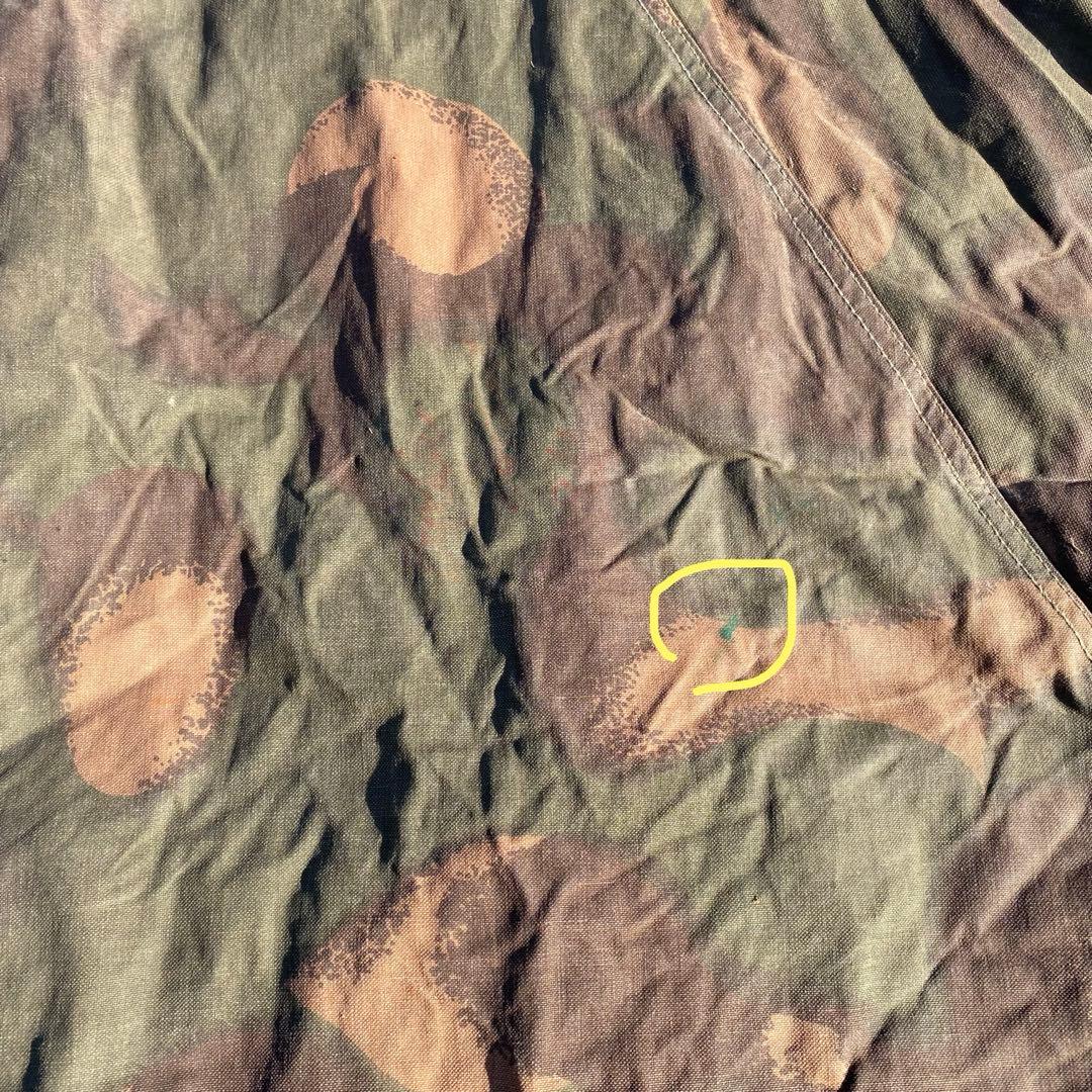 ハンガリー軍幕②　ポンチョ　２枚　ポール・ペグセット　 ワンポールテント