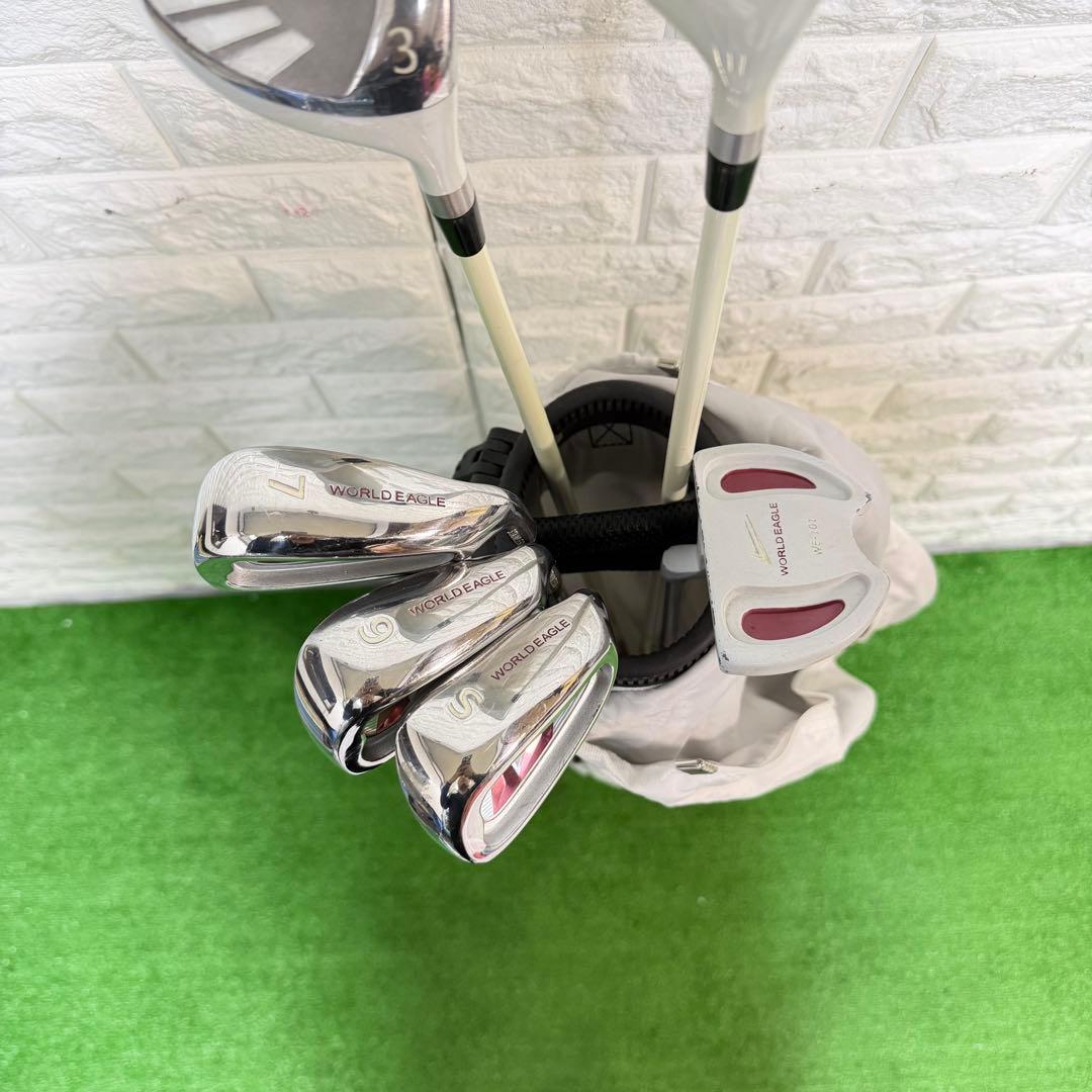 ゴルフセット　レディース　ワールドイーグル　大人気　WE-101 すぐ使える