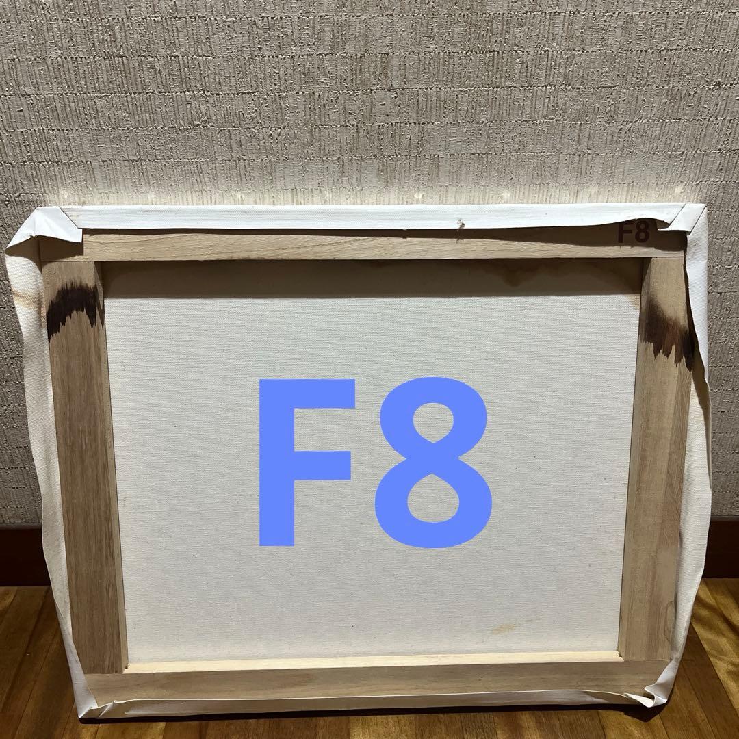 F6八枚F8一枚F10四枚　油絵用ホワイトキャンバス計13枚　麻100%