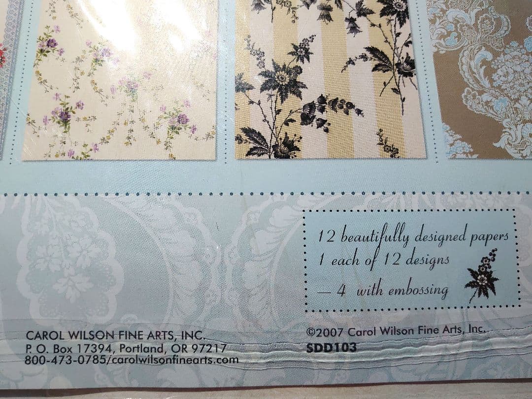 キャロルウィルソン スクラップブックキット&デザインペーパー セット