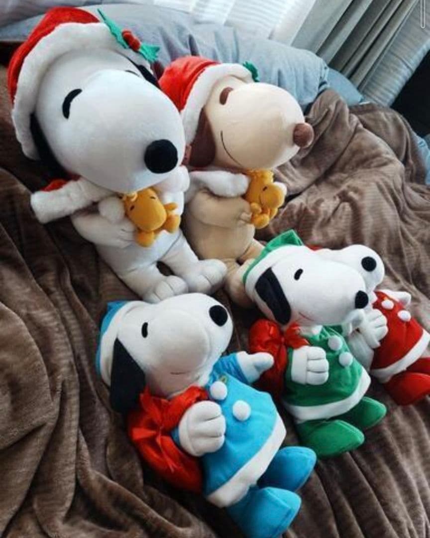 【未使用品】スヌーピーぬいぐるみ(クリスマスVer.)