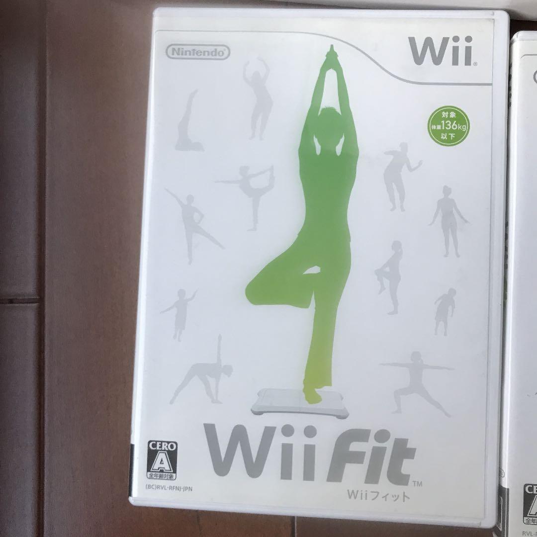 Nintendo Wii 本体、fit、リモコン、ソフト3本