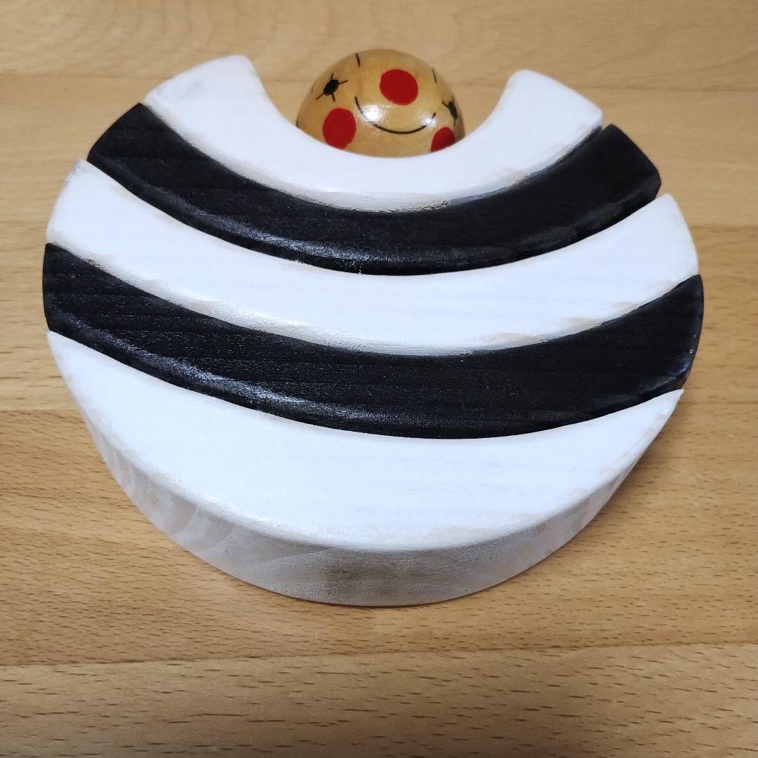 Tello Rare製、ヴィンテージ品　スイス製　白黒マイム　積み木　おもちゃ