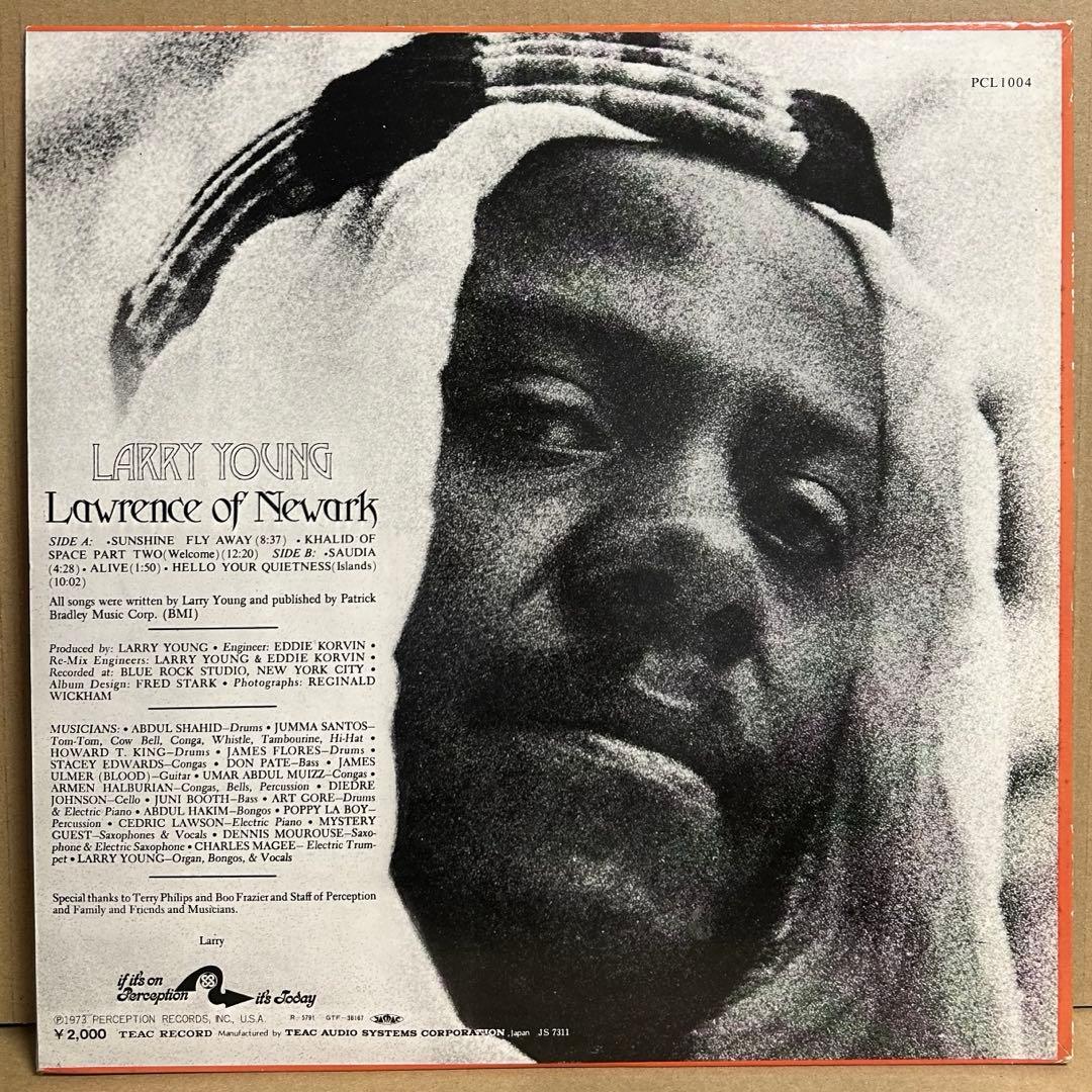 【国内盤オリジナル】Larry Young Lawrence Of Newark